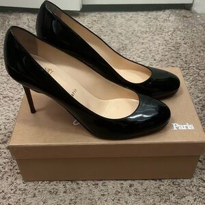 Christian Louboutin Black Heels, 39.5